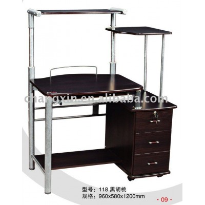 Home office used computer table design with study