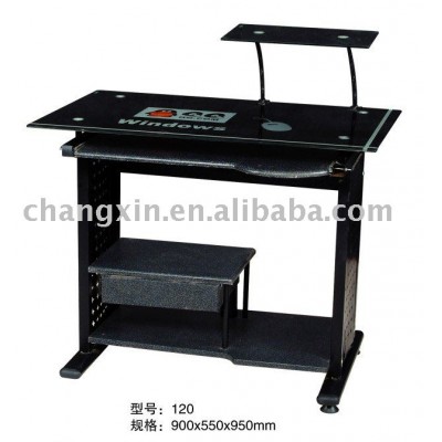 glass office furniture computer table CX-CD120