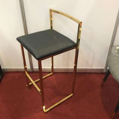 high leg metal stackable bar stool chair